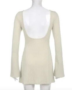Rückenfreies Strickkleid Ester