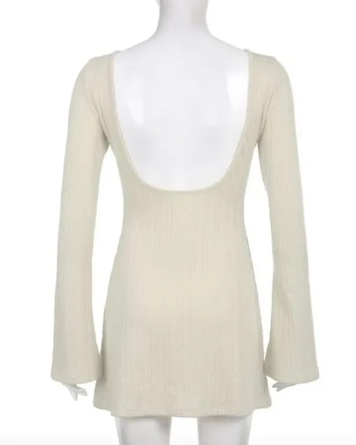 Rückenfreies Strickkleid Ester