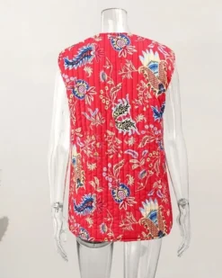 Retro Gilet Weste Pink Perin