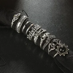 Ring Set Black Sun