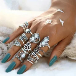 Ring Set Crystal Ocean