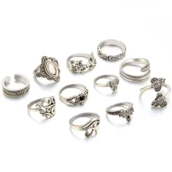 Ring Set Elefante Diamante