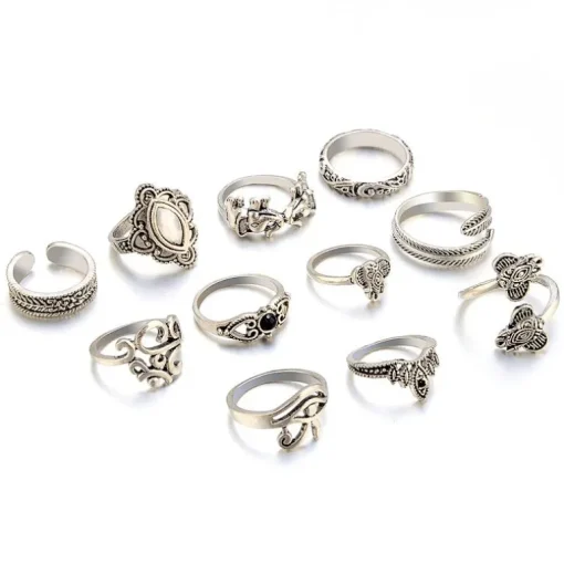 Ring Set Elefante Diamante