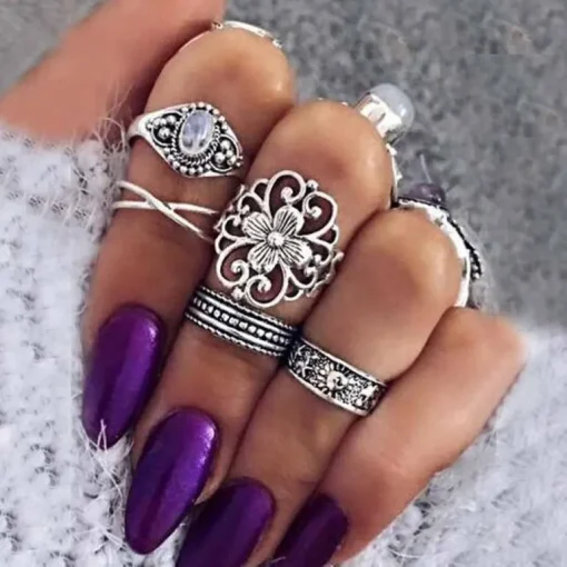 Ring Set Flower Vibes