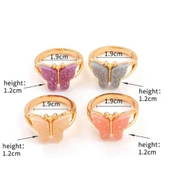 Ring Set Mariposas