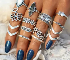 Ring Set Peace & Faith