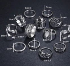 Ring Set Peace & Faith