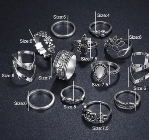 Ring Set Peace & Faith