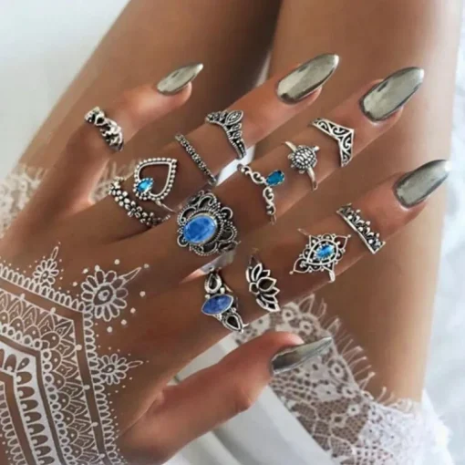 Ringset Tortuga Azul