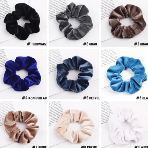 Samt Haargummi Scrunchie Mariposa