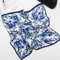Satin Bandana Tuch Porcelana