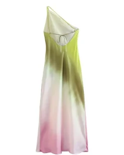 Satin Batik Kleid Beatriz