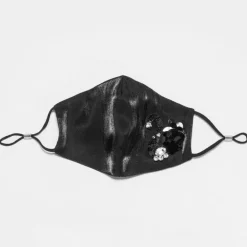 Schwarze Designer Maske Black Swan