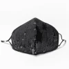 Schwarze Glitzer Maske Noche Brillante