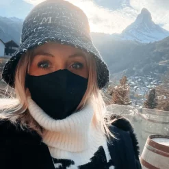Schwarze Stoffmaske MYONE