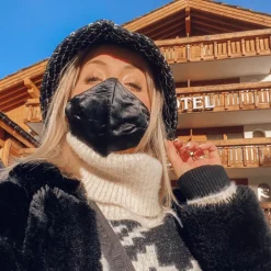 Schwarze Stoffmaske MYONE