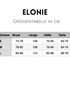 Schwarzes Kleid Elonie