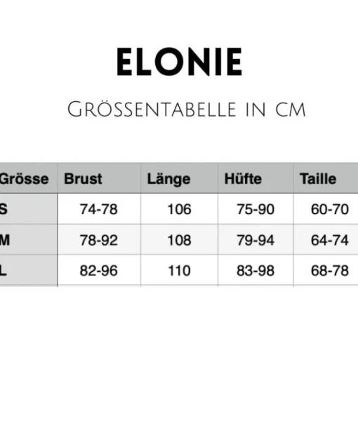 Schwarzes Kleid Elonie
