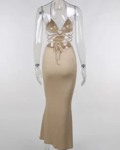 Schwarzes Kleid Elonie