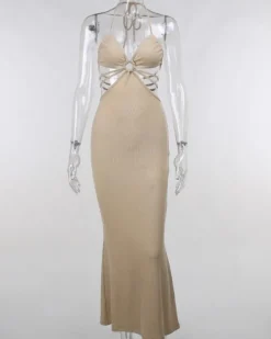 Schwarzes Kleid Elonie