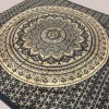 Schwarzes XXL Tuch Moonlight Mandala