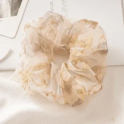 Scrunchie Agua Flores