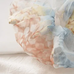 Scrunchie Agua Flores