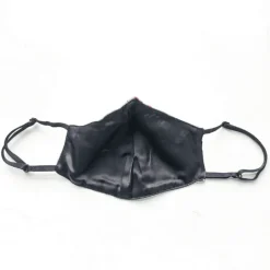 Seiden-Stoffmaske Blue Winter X-Mas