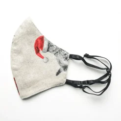 Seiden-Stoffmaske X-Mas Cat