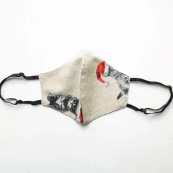 Seiden-Stoffmaske X-Mas Cat