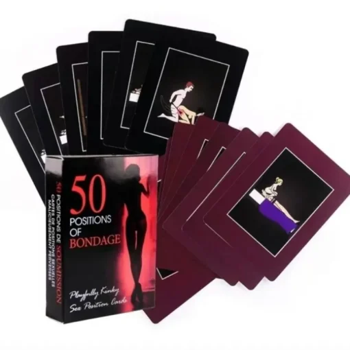 Sex Liebes Karten - 50 Bondage Positionen