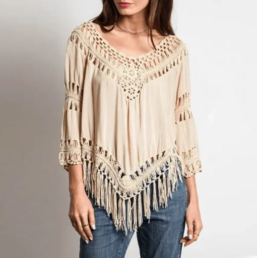 Shirt Boho Fringe