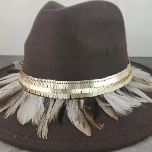 Sombrero Pluma Santi