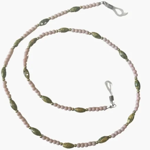 Sonnenbrille Kette Green Stones