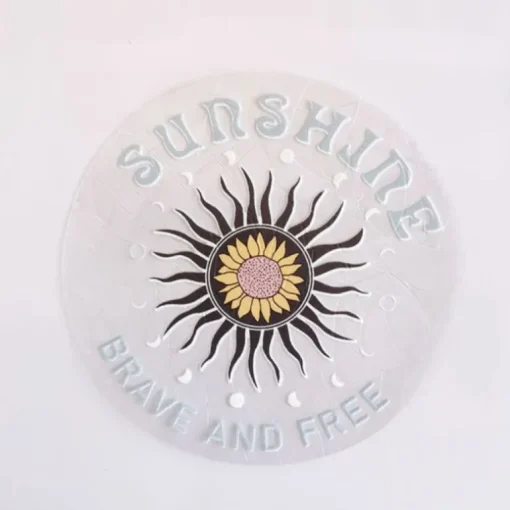 Sonnenfänger Sticker Sunshine Brave & Free