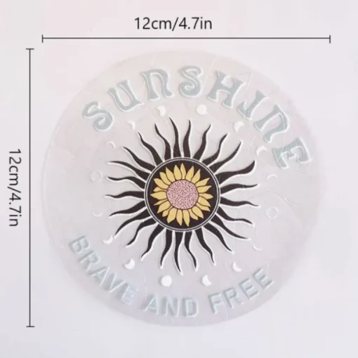 Sonnenfänger Sticker Sunshine Brave & Free