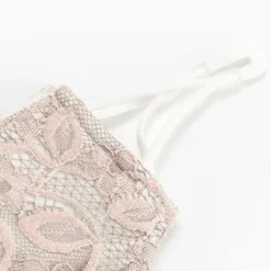 Spitzen Designer Mundschutz Maske Flores de Lujo