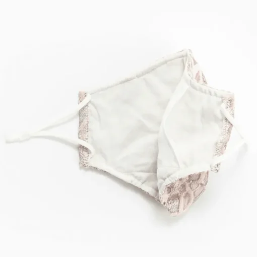 Spitzen Designer Mundschutz Maske Flores de Lujo