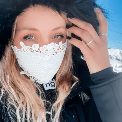 Spitzen Stoffmaske Kiara