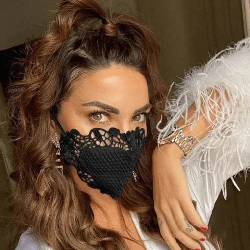 Spitzen Stoffmaske Kiara