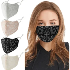 Spitzen Stoffmasken Flower Lace