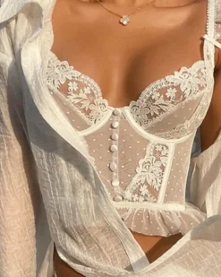 Spitzen Top Amila