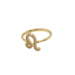 Sternzeichen Fingerring mit Zirkonia Steinen