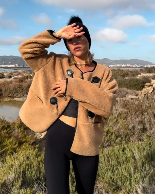 Stillvolle Kuschel Jacke Minka