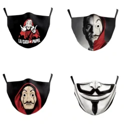 Stoffmaske Haus des Geldes