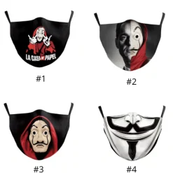 Stoffmaske Haus des Geldes