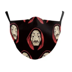 Stoffmaske Haus des Geldes