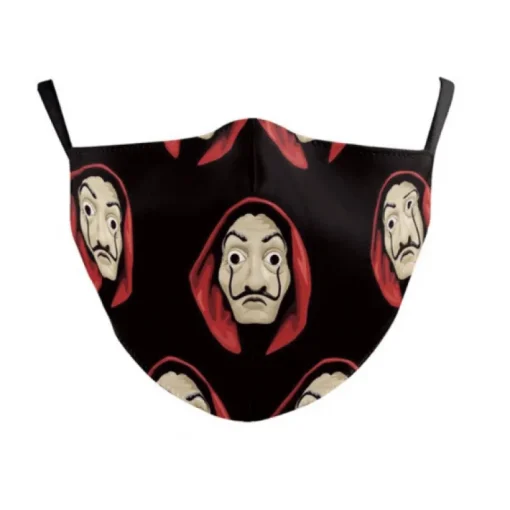 Stoffmaske Haus des Geldes
