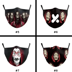 Stoffmaske Haus des Geldes