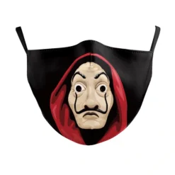 Stoffmaske Haus des Geldes